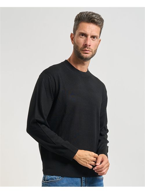 Men's Armani Exchange crew neck sweater in wool blend ARMANI EXCHANGE | XM001878-AF11982UC001